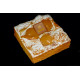 TARTE AUX POIRES STREUSEL NOISETTE ET CARAMEL AU LAIT