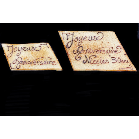 PLAQUES ANNIVERSAIRE