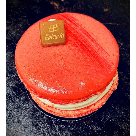 MACARON VANILLE FRAISE (Individuel)