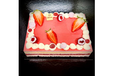 ENTREMETS FRAISE - CITRON VERT